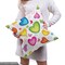 Ambesonne Love Fabric by The Yard, Colorful Hearts and Butterflies Silhouettes Doodle Style Happy Valentines Day Pattern, Decorative Fabric for Upholstery and Home Accents, 3 Yards, Green Red